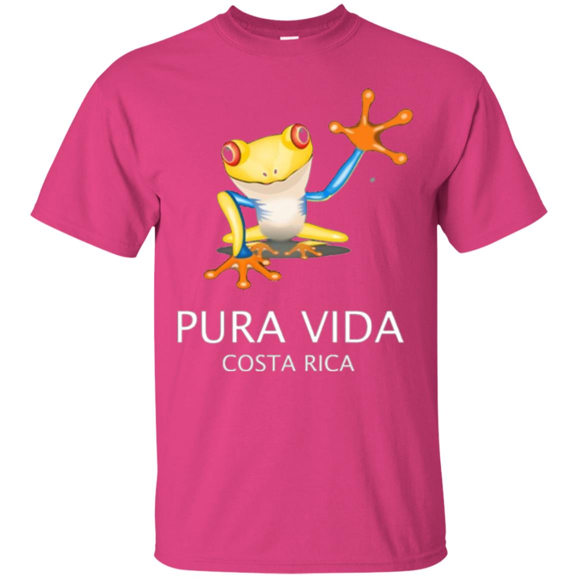 Tree Frog T-shirt Pura Vida Costa Rica T-shirt Heliconia