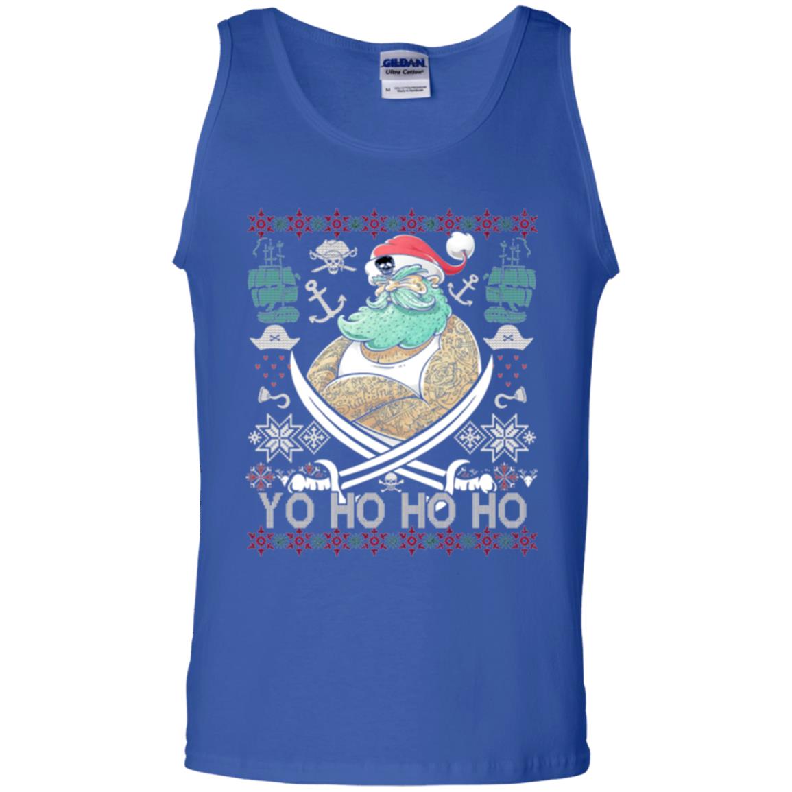 Christmas T-shirt Santa Pirate Royal