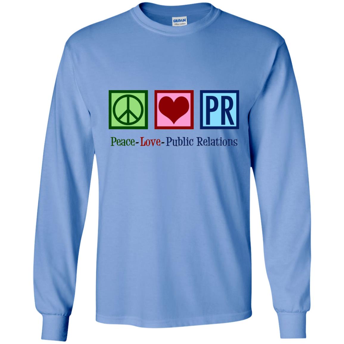 Cool Pr Public Relations T-shirt Carolina Blue