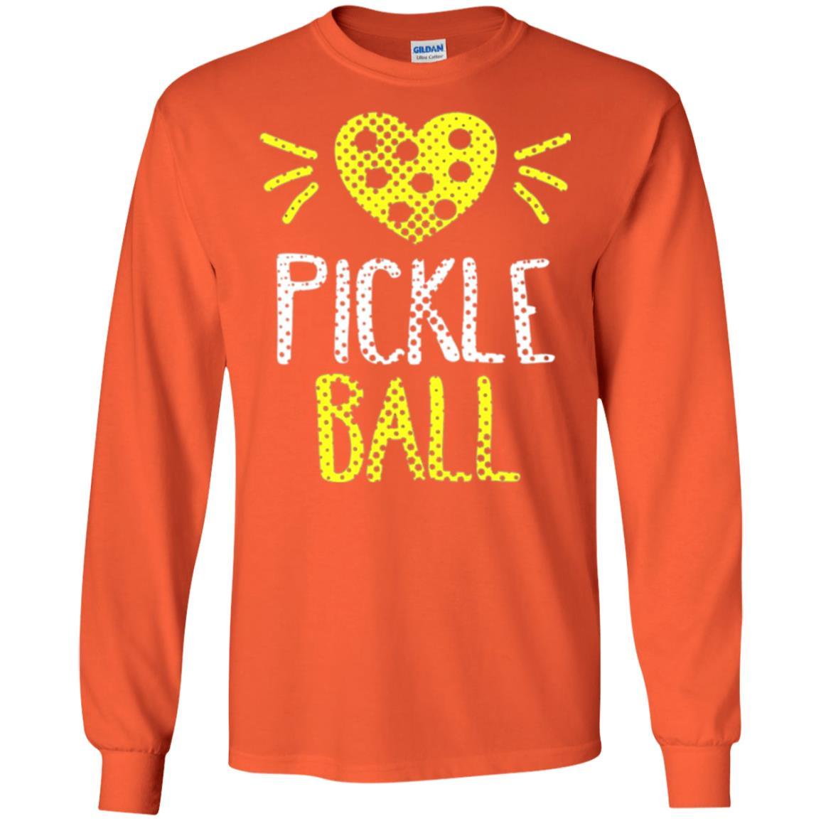 Pickleball Lover T-shirt Cute Retirement Orange