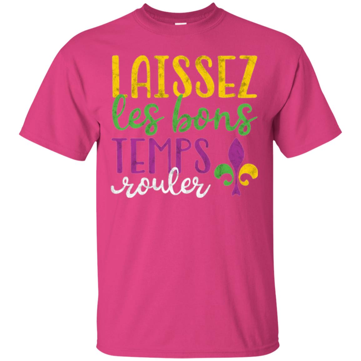 Mardi Gras T-shirt Laissez Les Bons Temps Rouler Heliconia