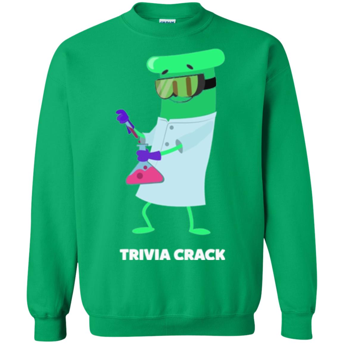 Cute Trivia Crack Scientist Al T-shirt Irish Green