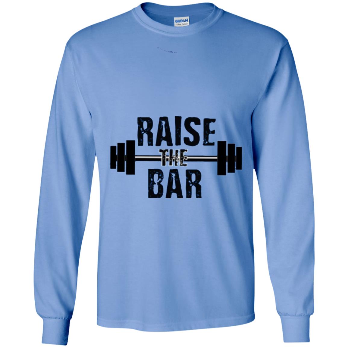 Workout Gym T-shirtraise The Bar Carolina Blue