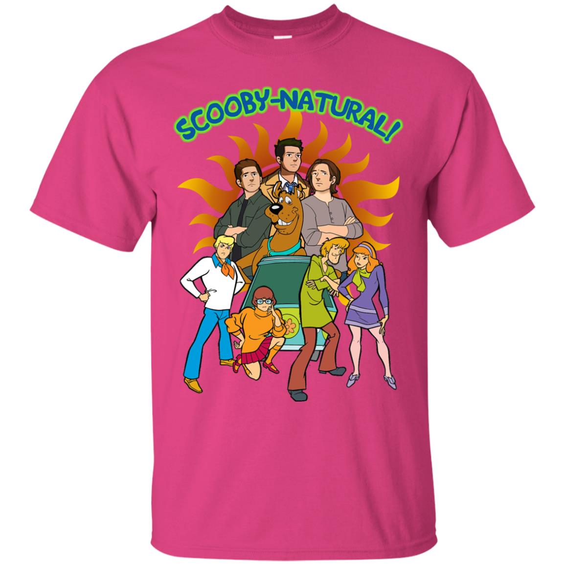Scooby Natural Mystery Team Cartoon Shirt Heliconia