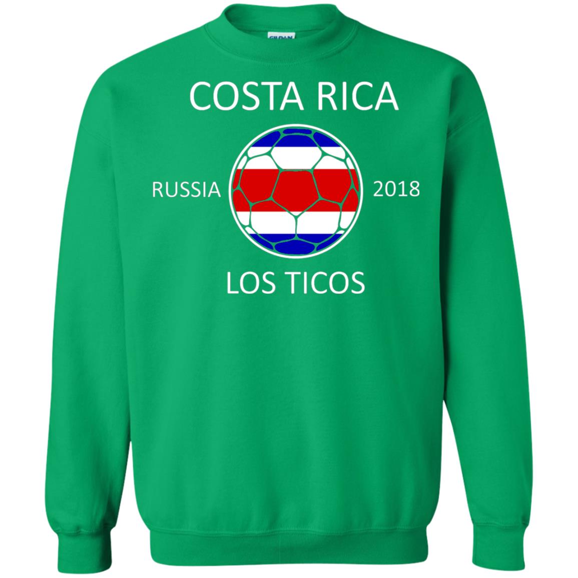 Costa Rica Soccer Team Football Fan Russia 2018 T-shirt Irish Green
