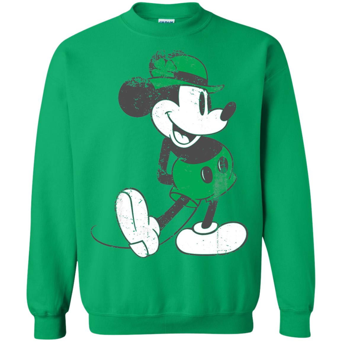Mickey Mouse St. Patrick_s Day T-shirt Irish Green