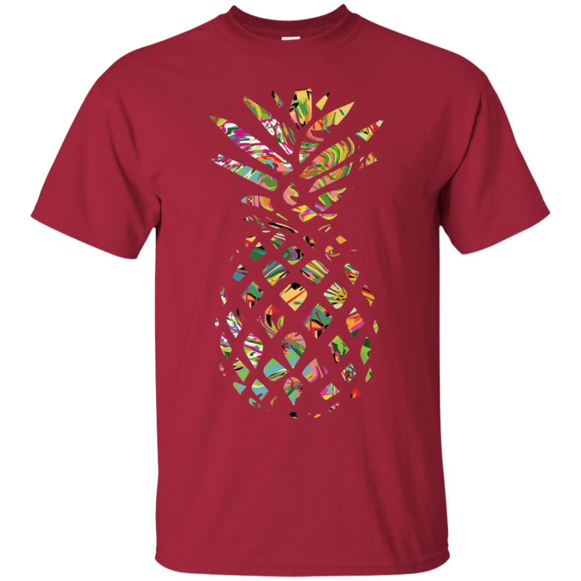 Pineapple Summer Vacation T-shirt Cardinal