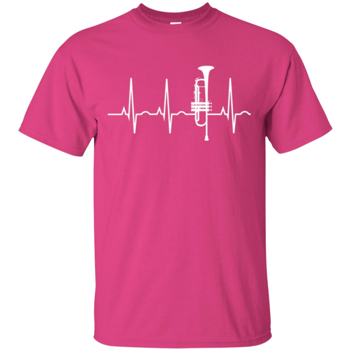 Trumpet Lovers T-shirt Trumpet Heartbeat Heliconia