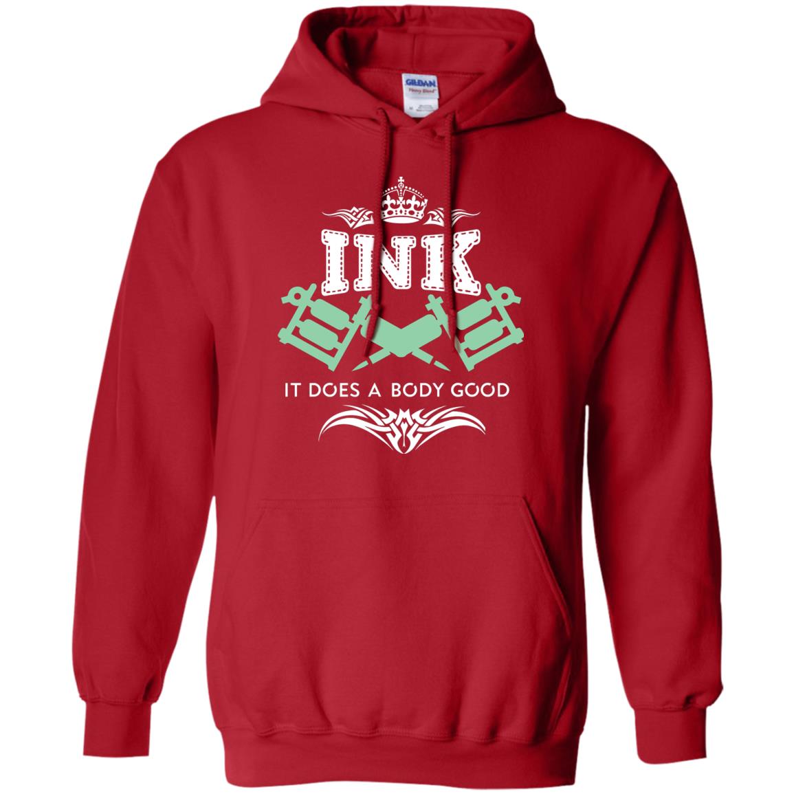 Ink It Does A Body Good Cool Gift Shirt For Tatto Lover Red
