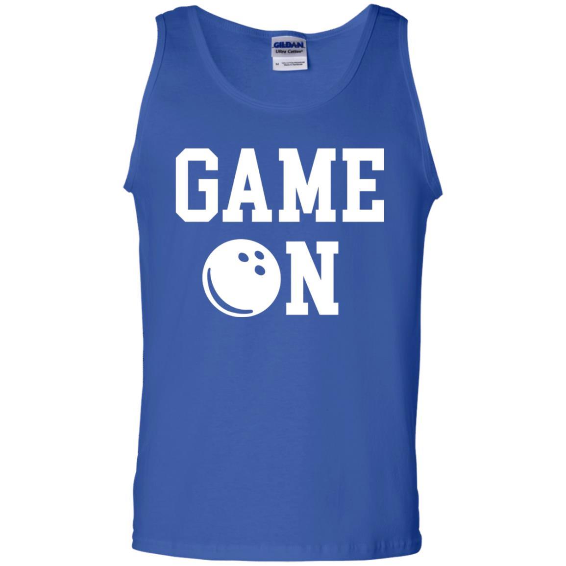Bowler T-shirt Game On Bowling T-shirt Royal