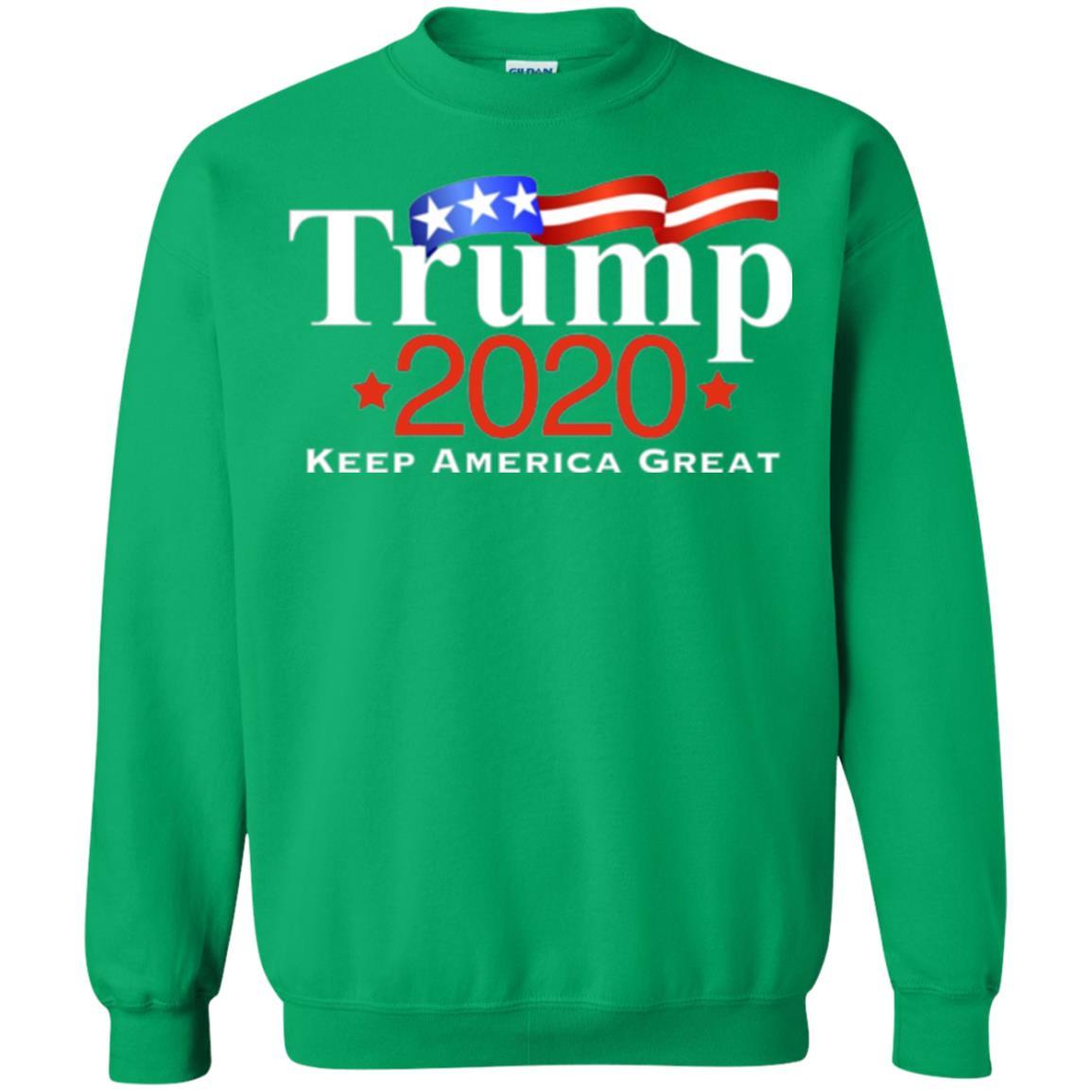 Pro Trump 2020 Keep America Great T-shirt Irish Green