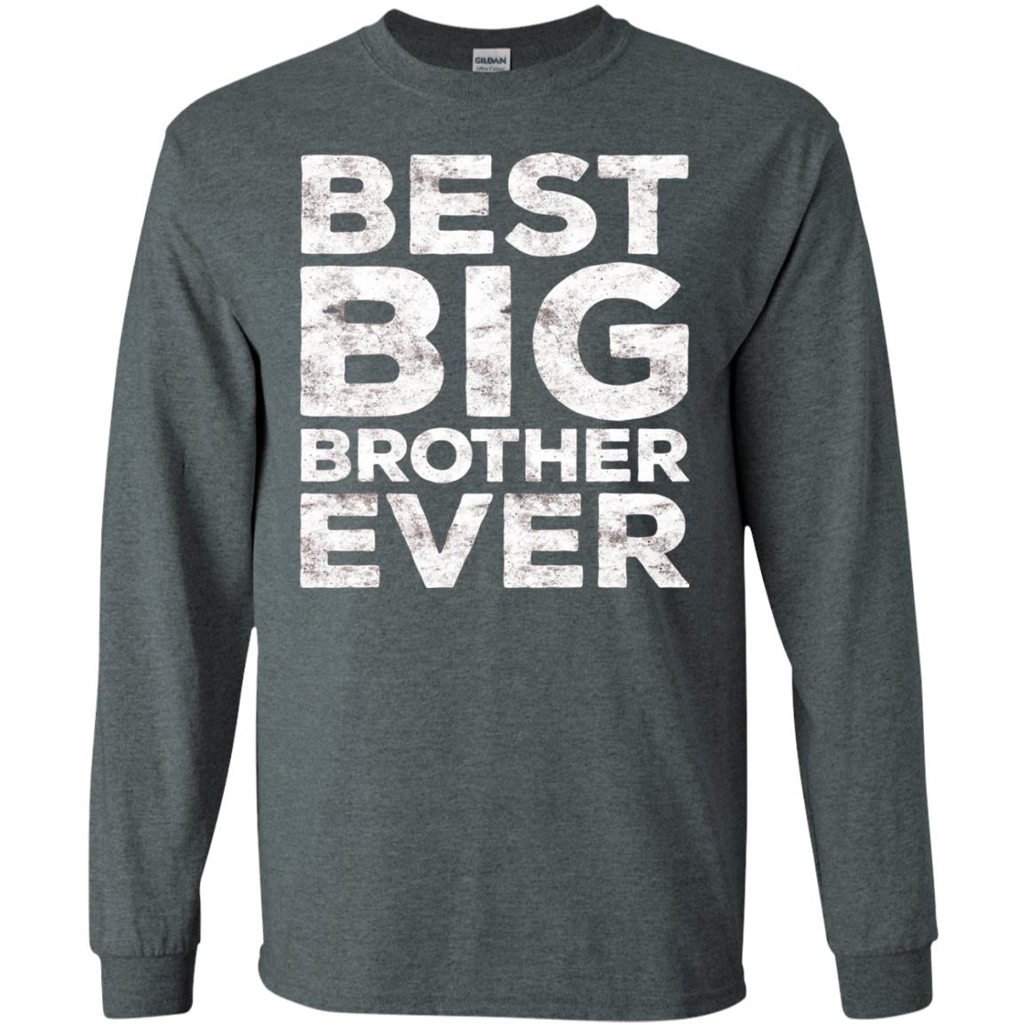 Best Big Brother Ever Family T-shirt Dark Heather