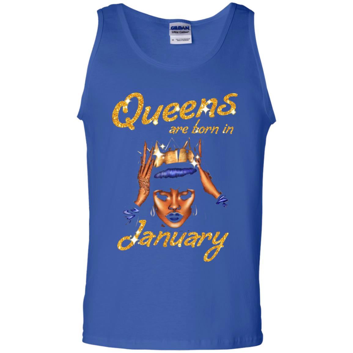 Birthday T-shirt Queens Are Born In January Royal