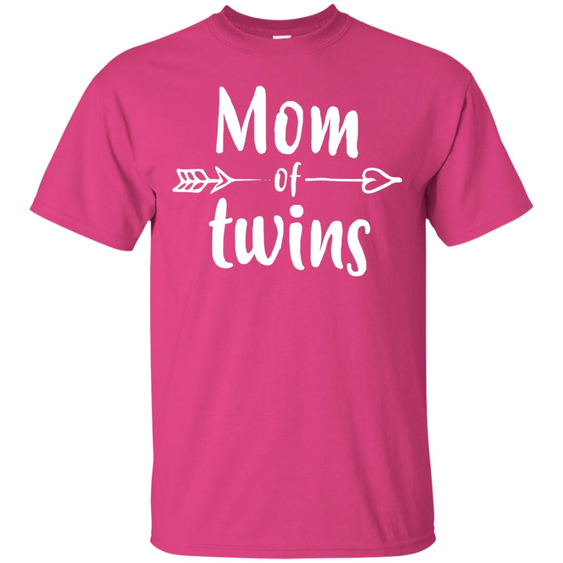 Mom Of Twins Mother's Day Mommy T-shirt Heliconia