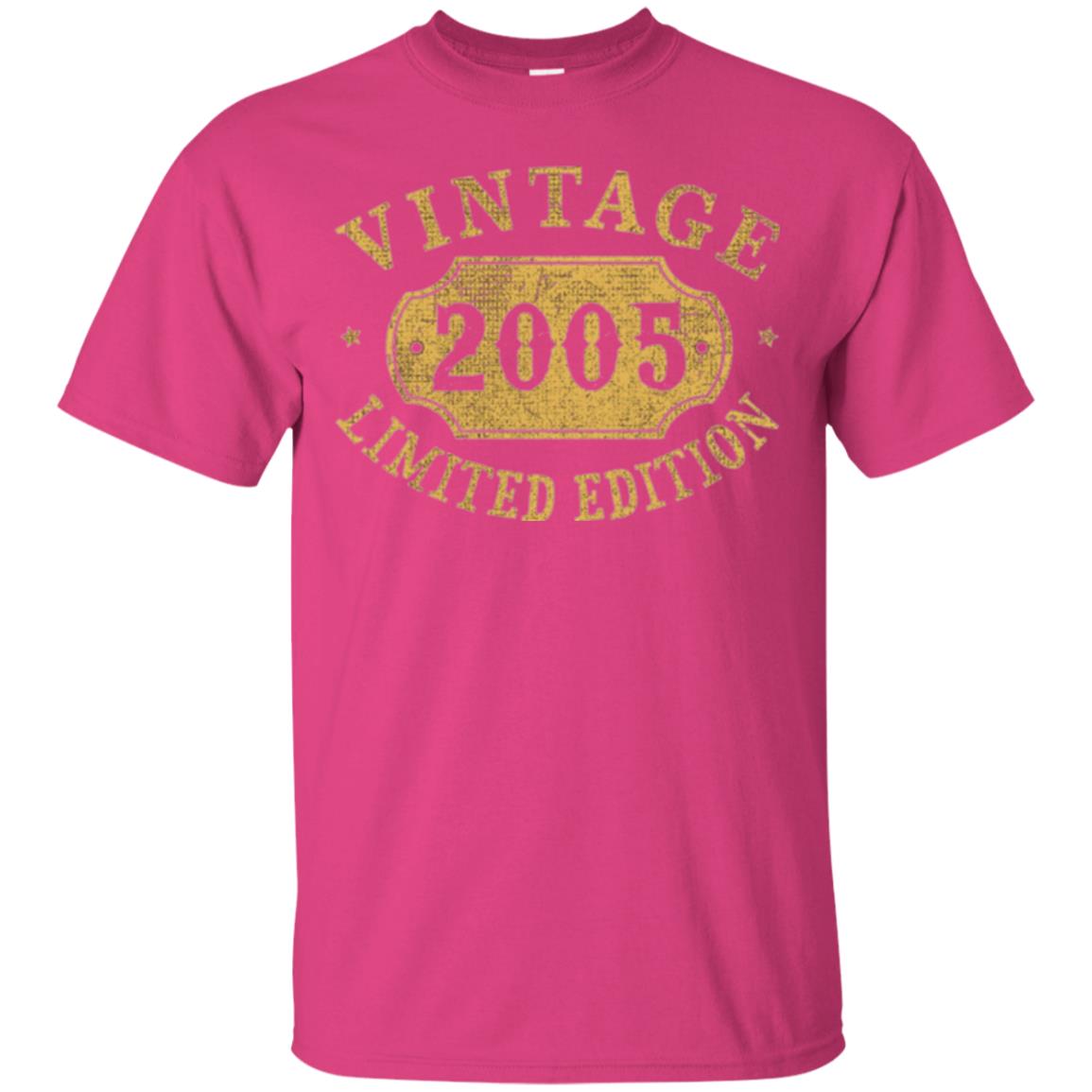 Brithday T-shirt Vintage 2005 Limited Edition Heliconia