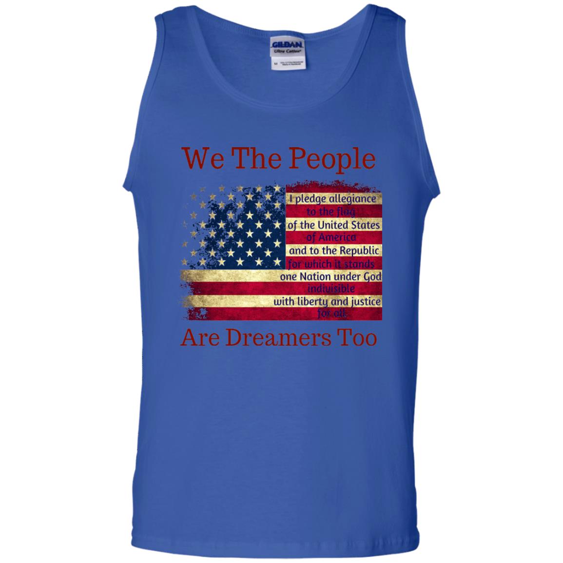 Americans We Are People Are Dreamers Too T-shirt Royal