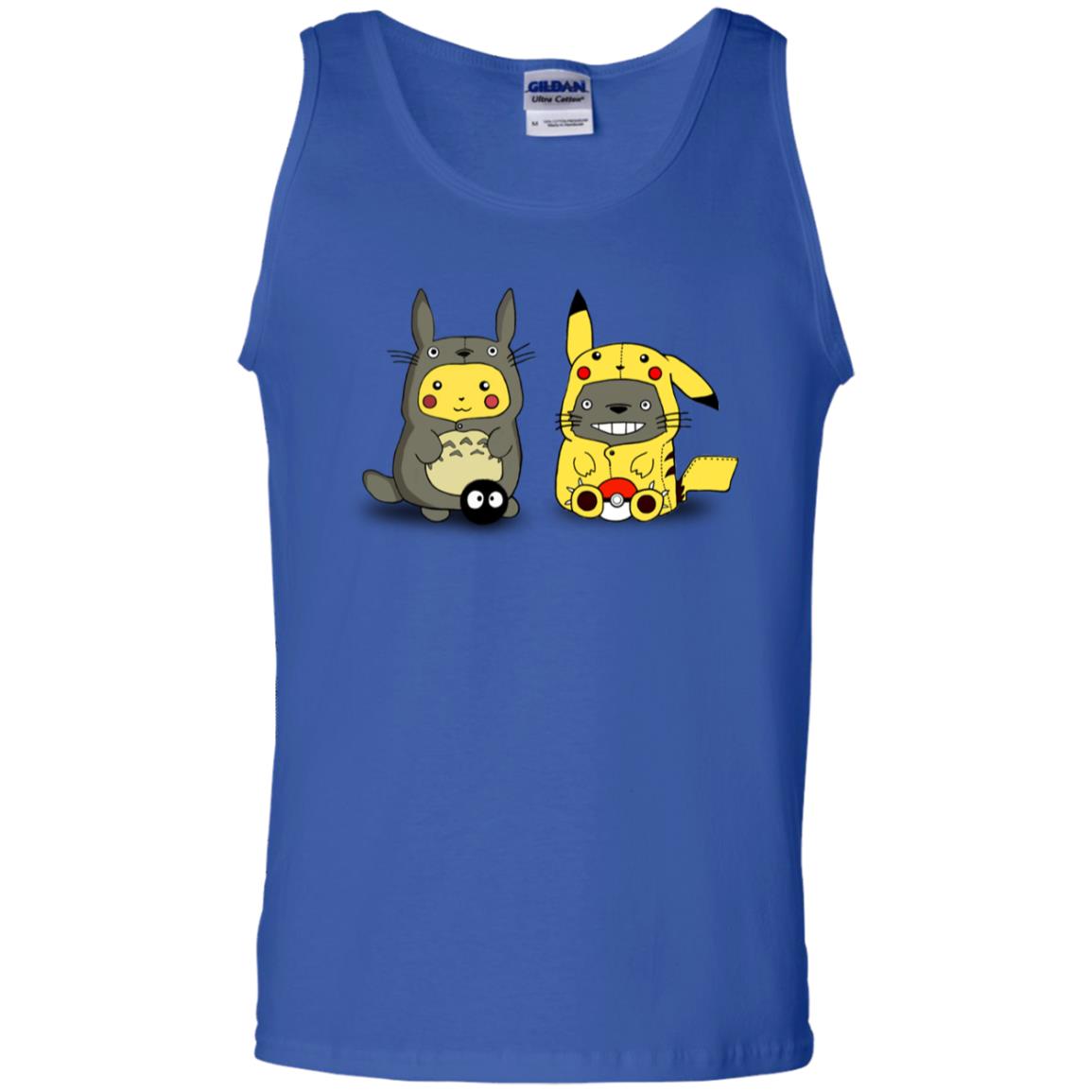 Pikachu Cosplay Totoro And Totoro Cosplay Pikachu T-shirt Royal
