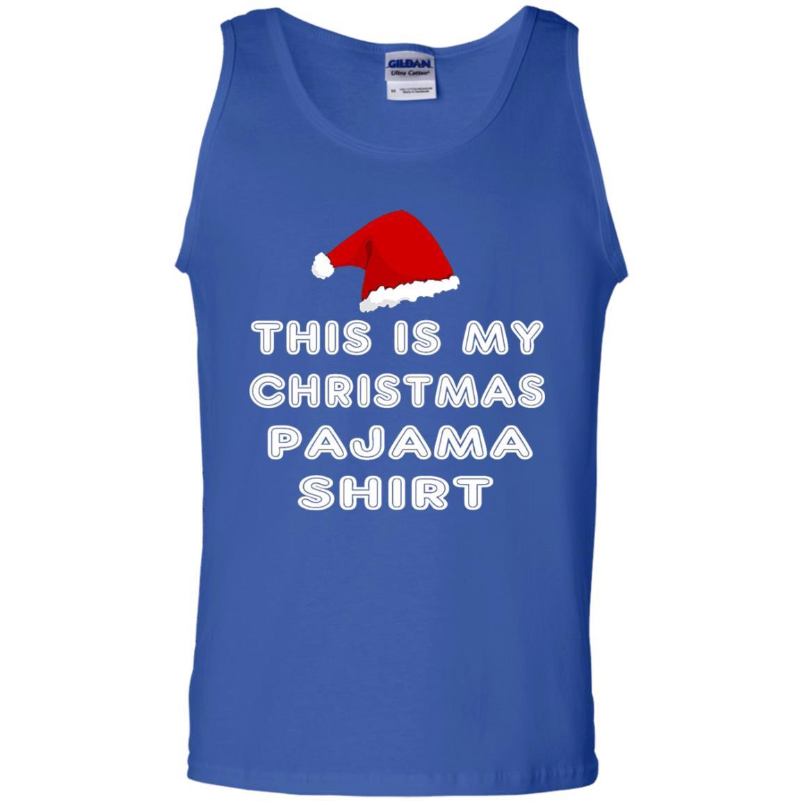 Christmas T-shirt This Is My Christmas Pajama Shirt Royal