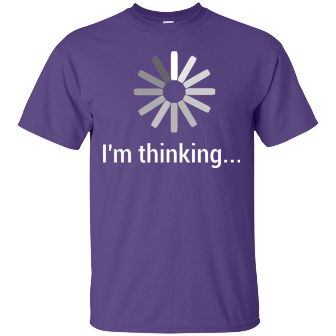 Loading T-shirt I'm Thinking T-shirt Purple