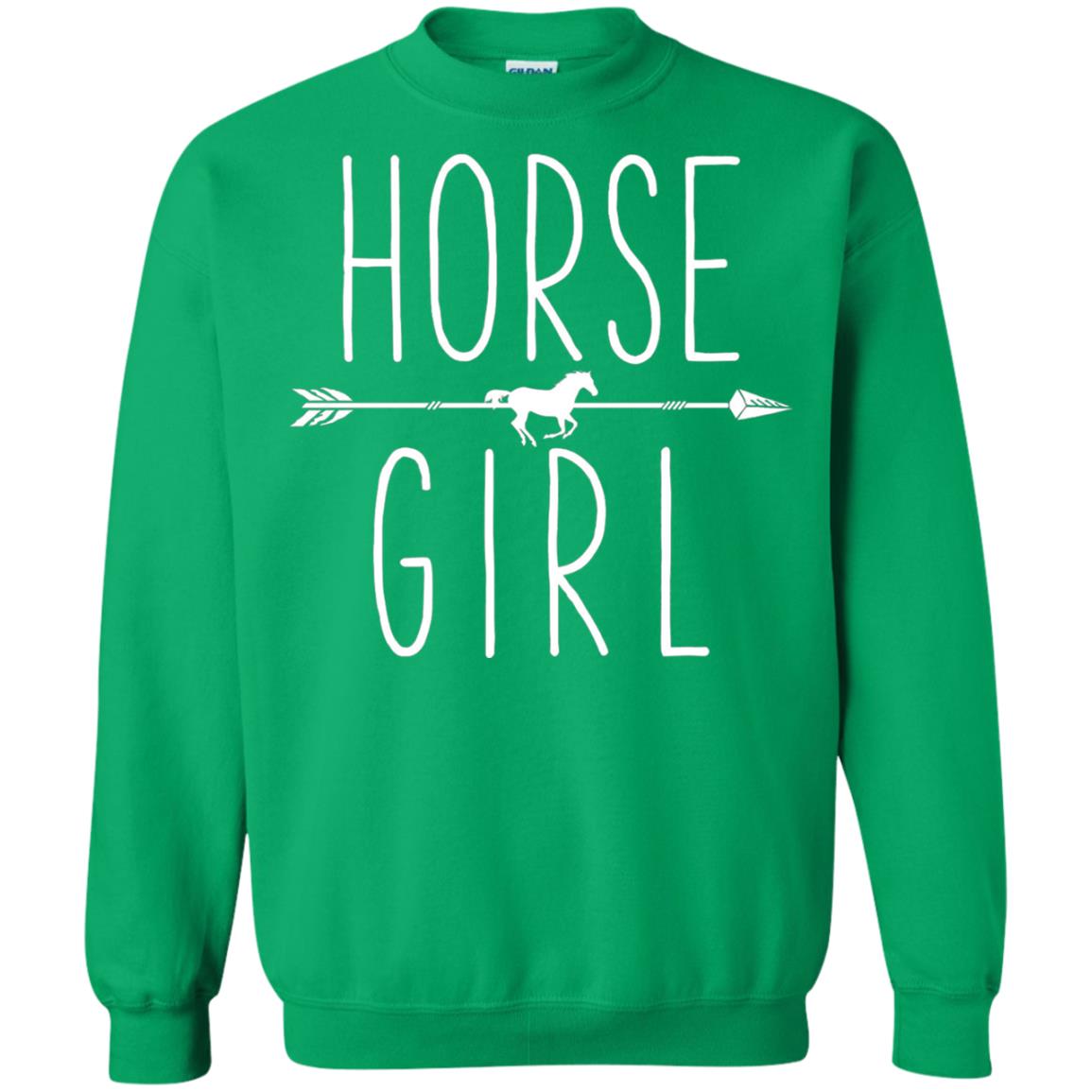 Horse Girl T-shirt I Love My Horses Racing Riding Irish Green