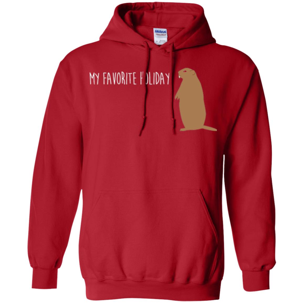 Groundhog Day T-shirt My Favorite Holiday T-shirt Red