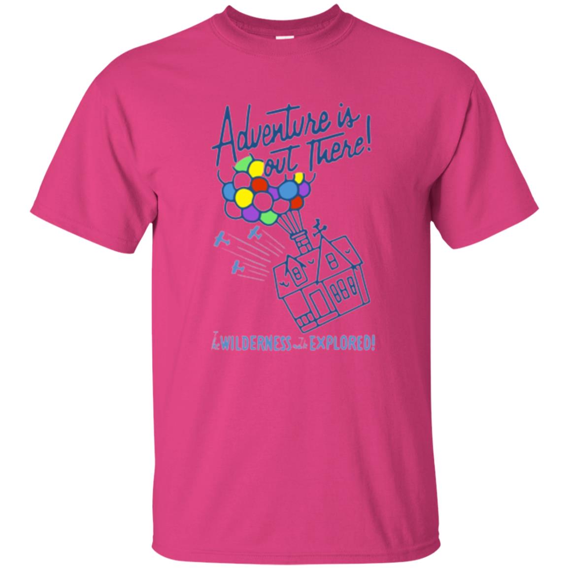 Adventure Is Out There T-shirt Heliconia