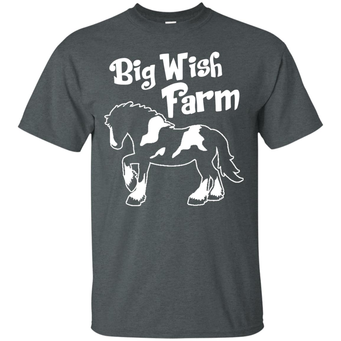 Big Wish Farm Horse Shirt Dark Heather
