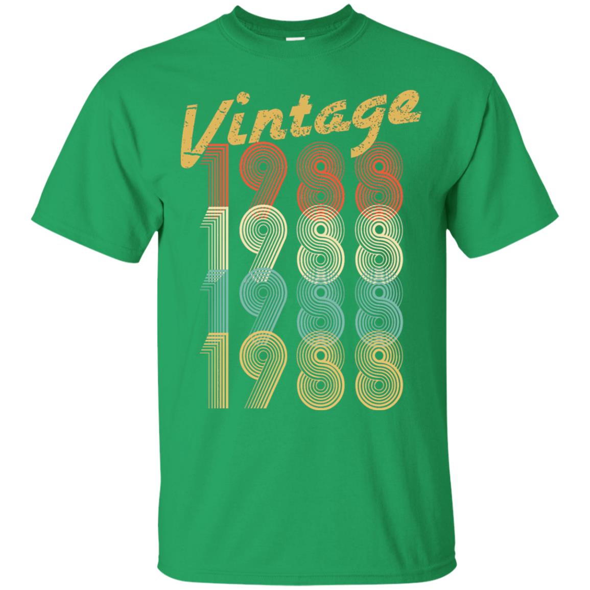 1988 Vintage Funny 30th Birthday Shirt Irish Green