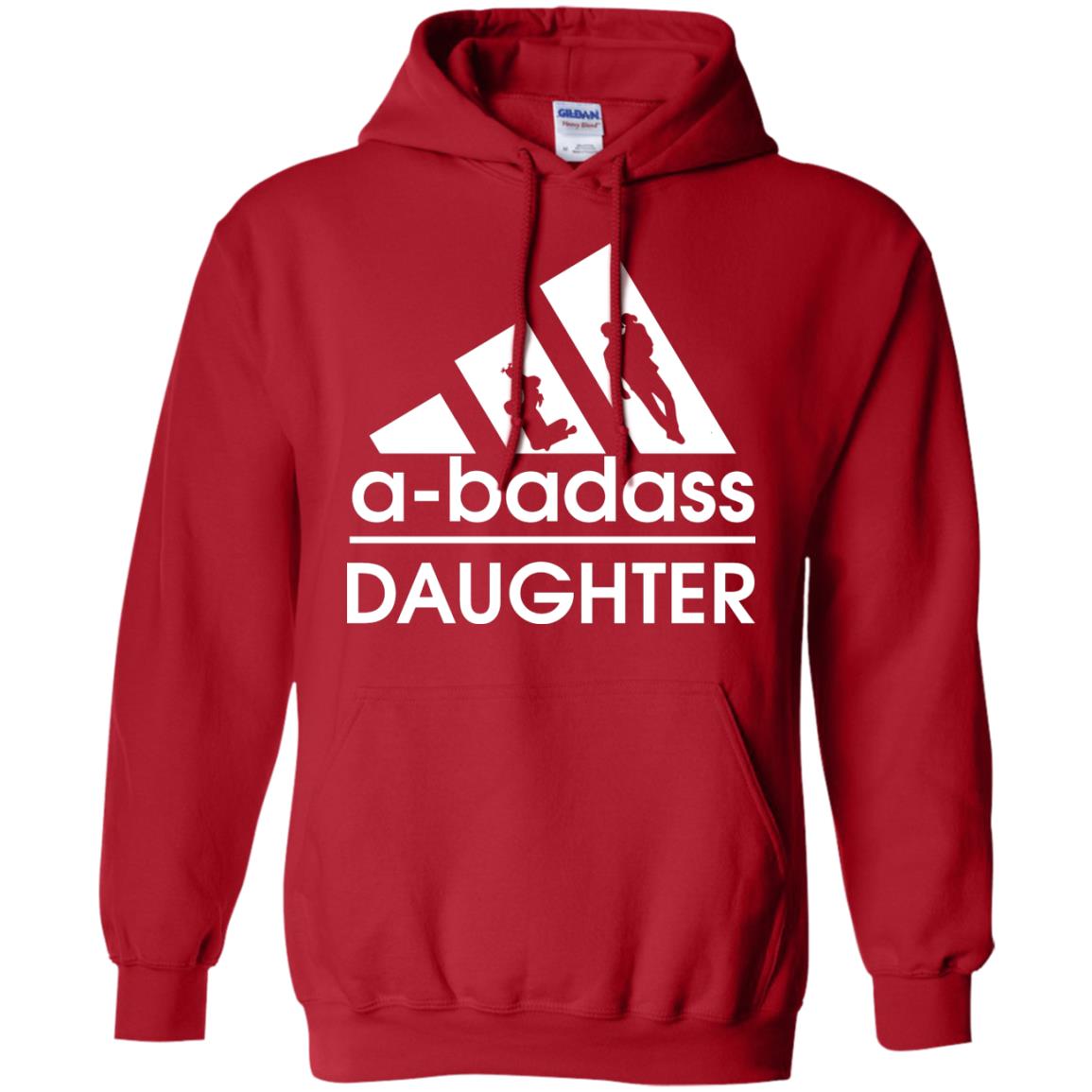 A Badass Daughter Shirt Red