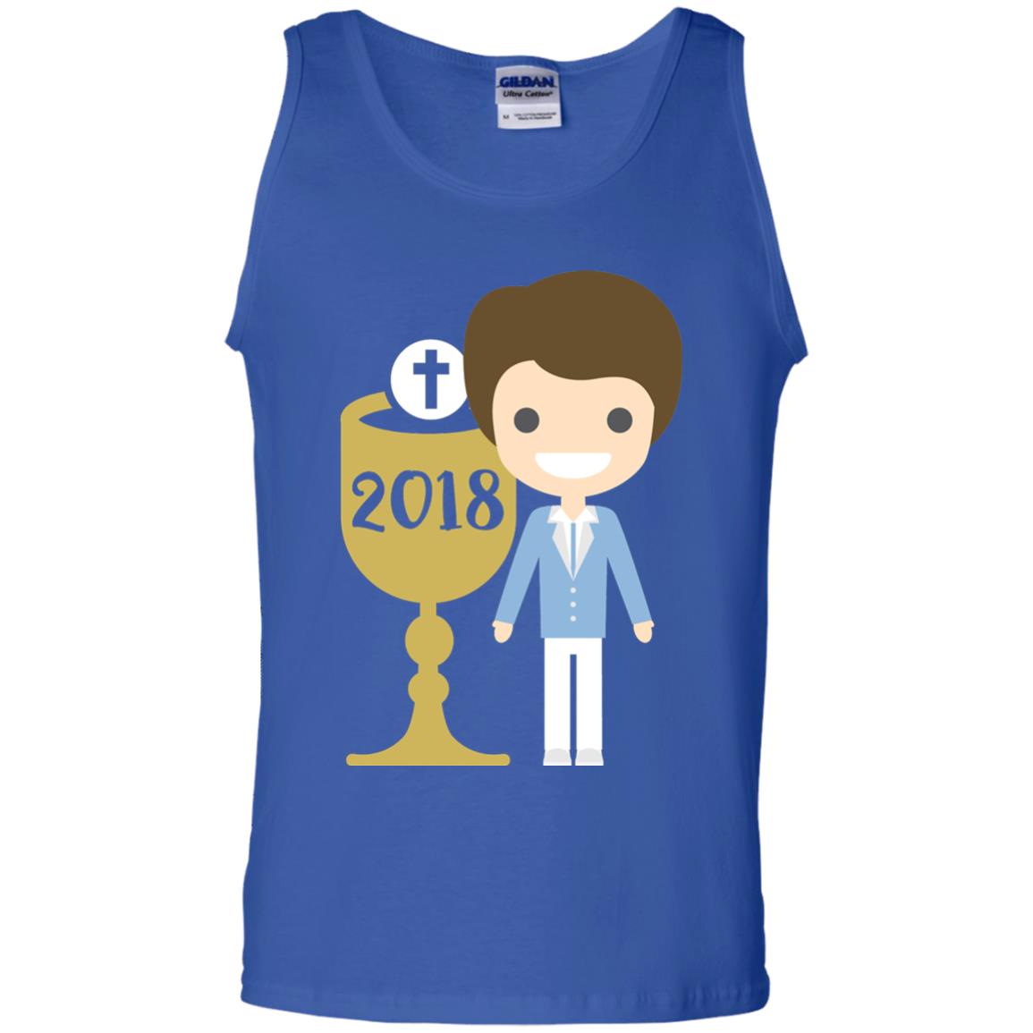 First Communion 2018 1st Holy Communion Shirt Royal