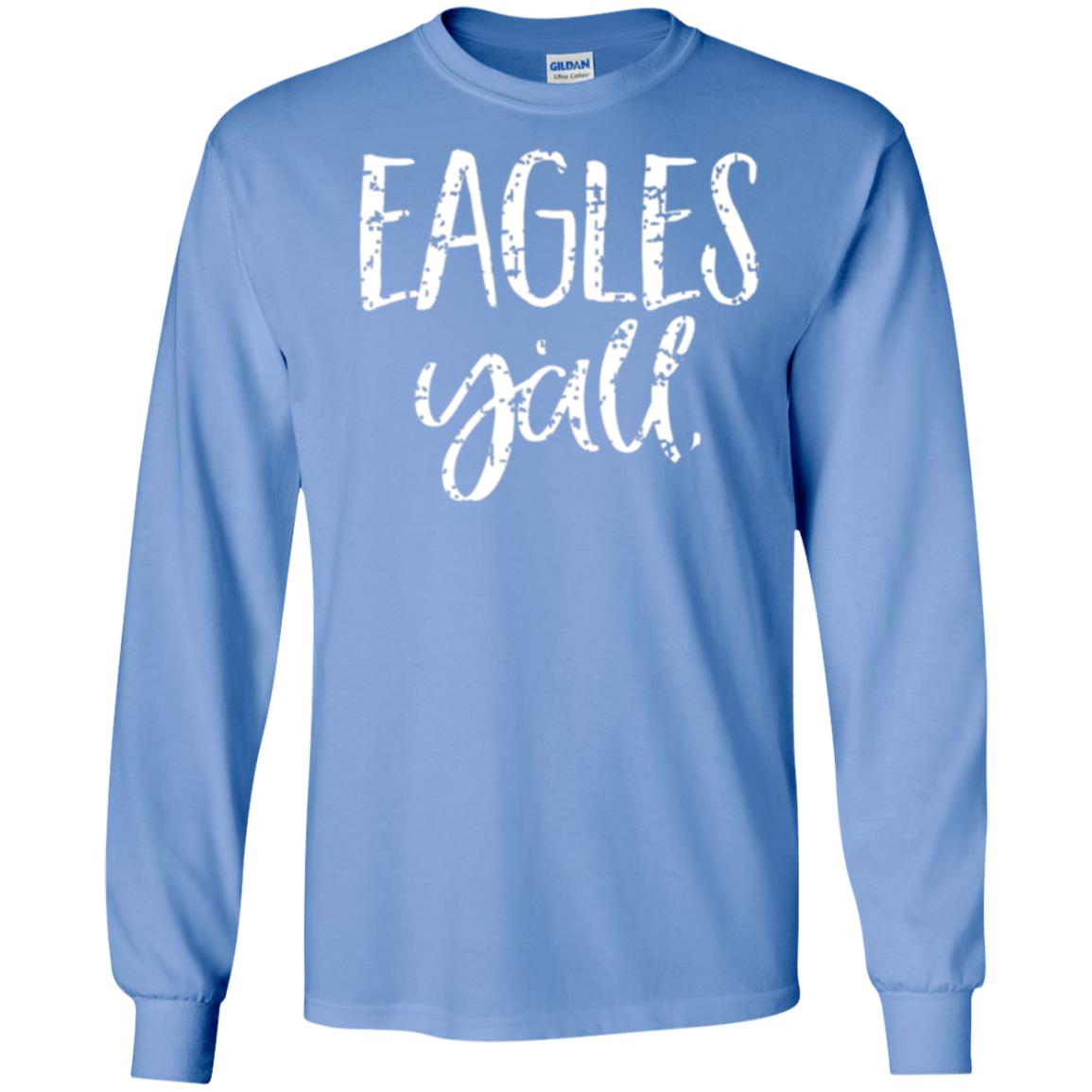 Eagles Y_all Flying Eagles T-shirt Carolina Blue