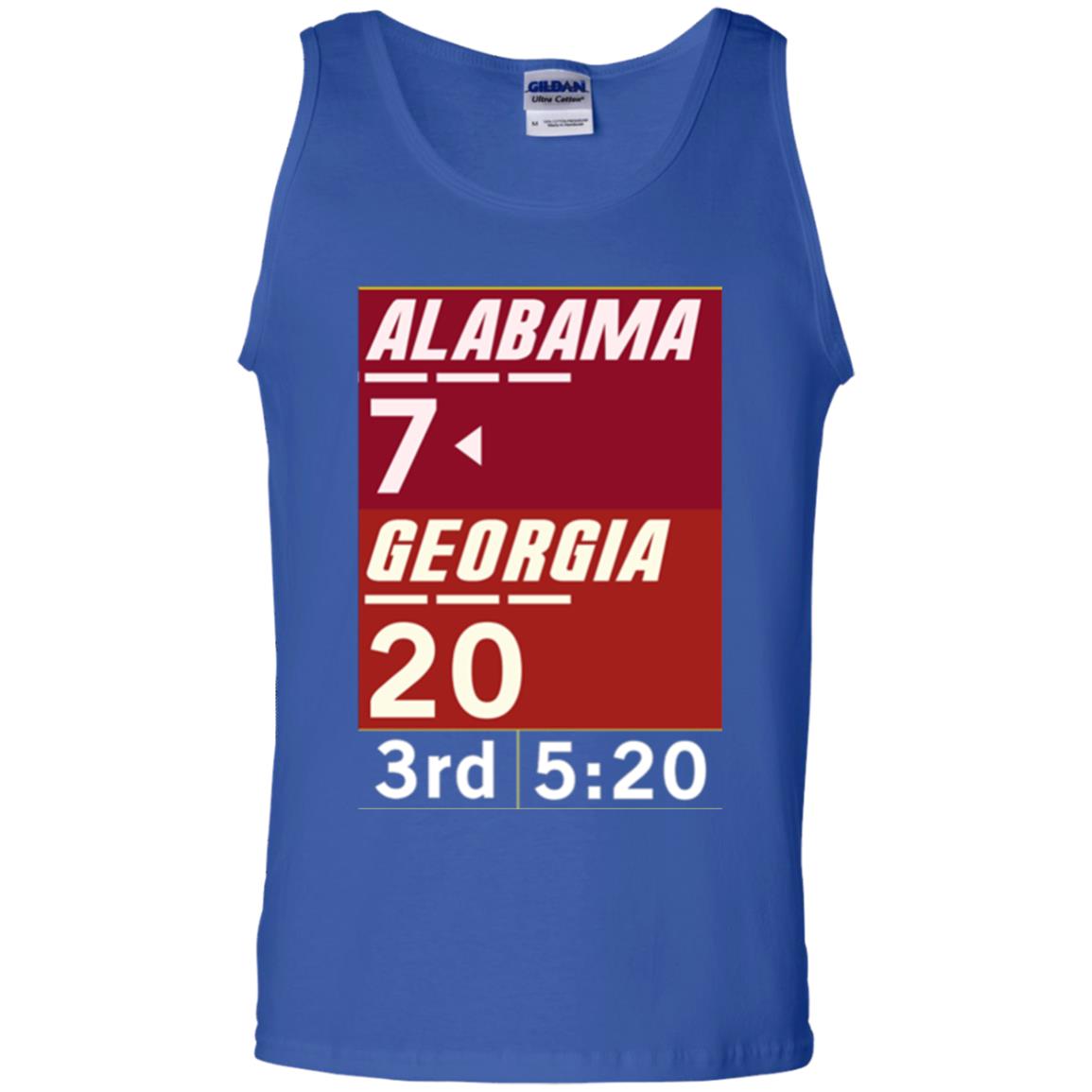 Football Lover T-shirt Alabama 26-23 Comeback Win 2-sided Royal