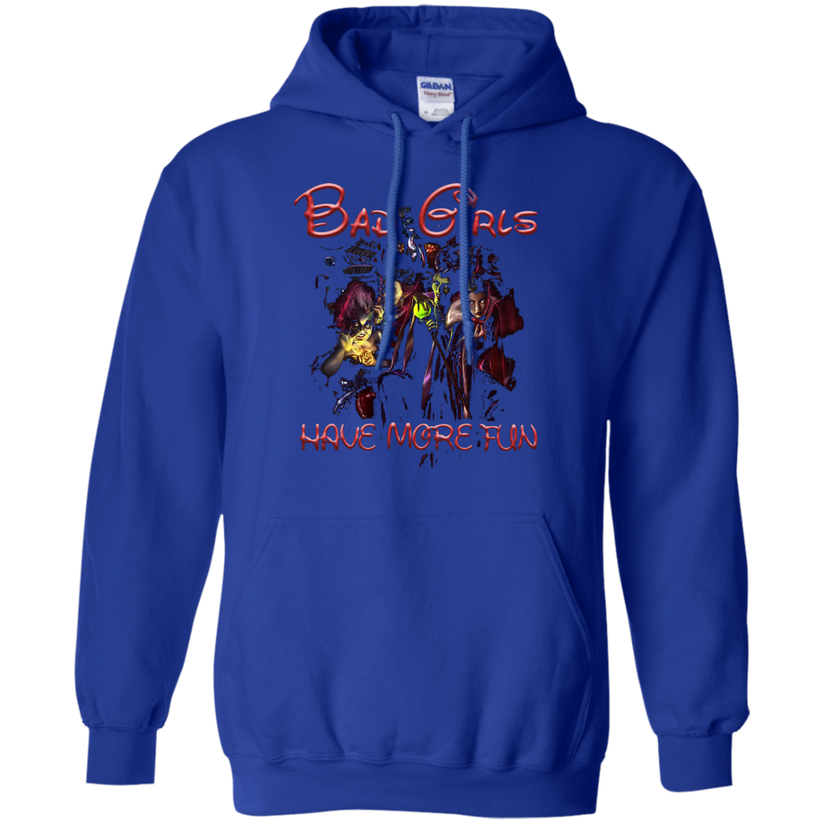 Witch T-shirt Bad Girls Have More Fun T-shirt Royal