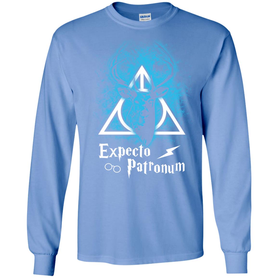 Expecto Patronum Harry Potter Fan T-shirt Carolina Blue