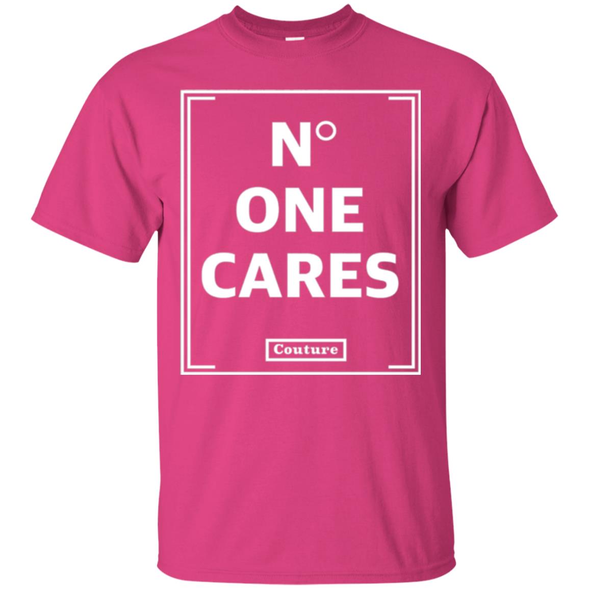 No One Cares Tops Cute Casual T-shirt Heliconia