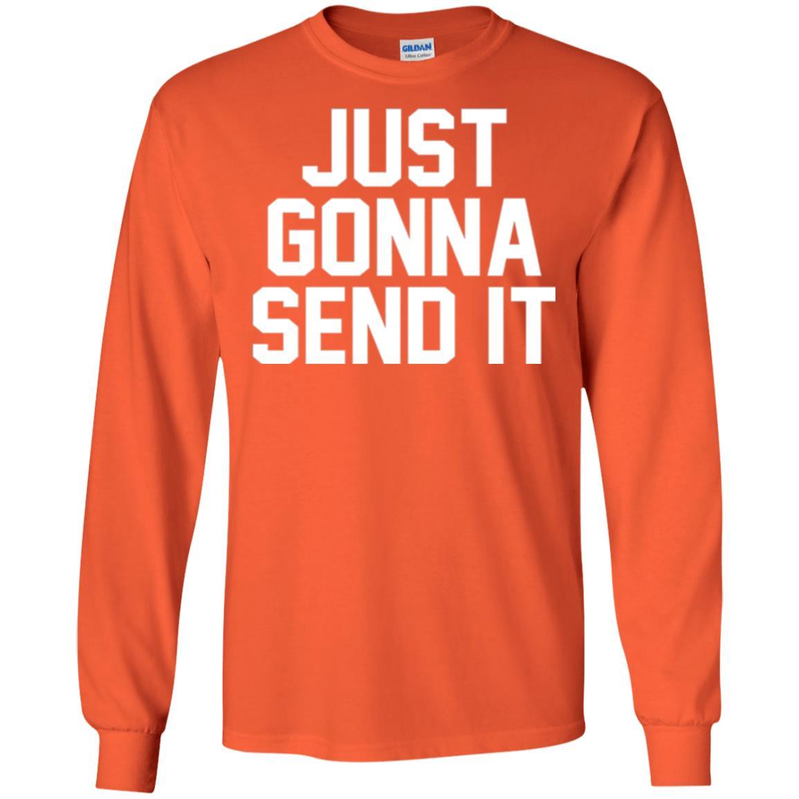 Just Gonna Send It America T-shirt Orange