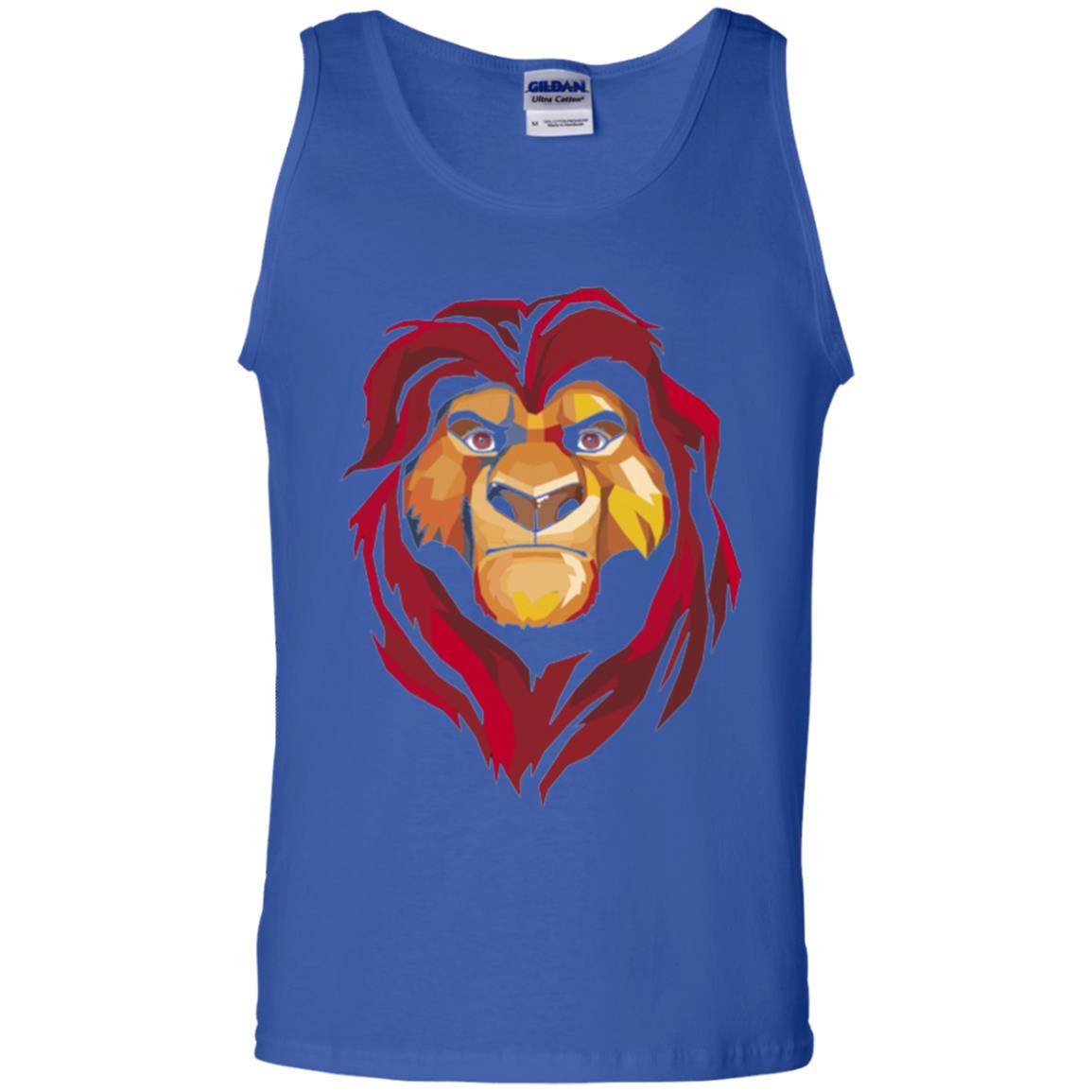Cartoon Lover T-shirt Lion King Mufasa Geometrics Graphic Royal