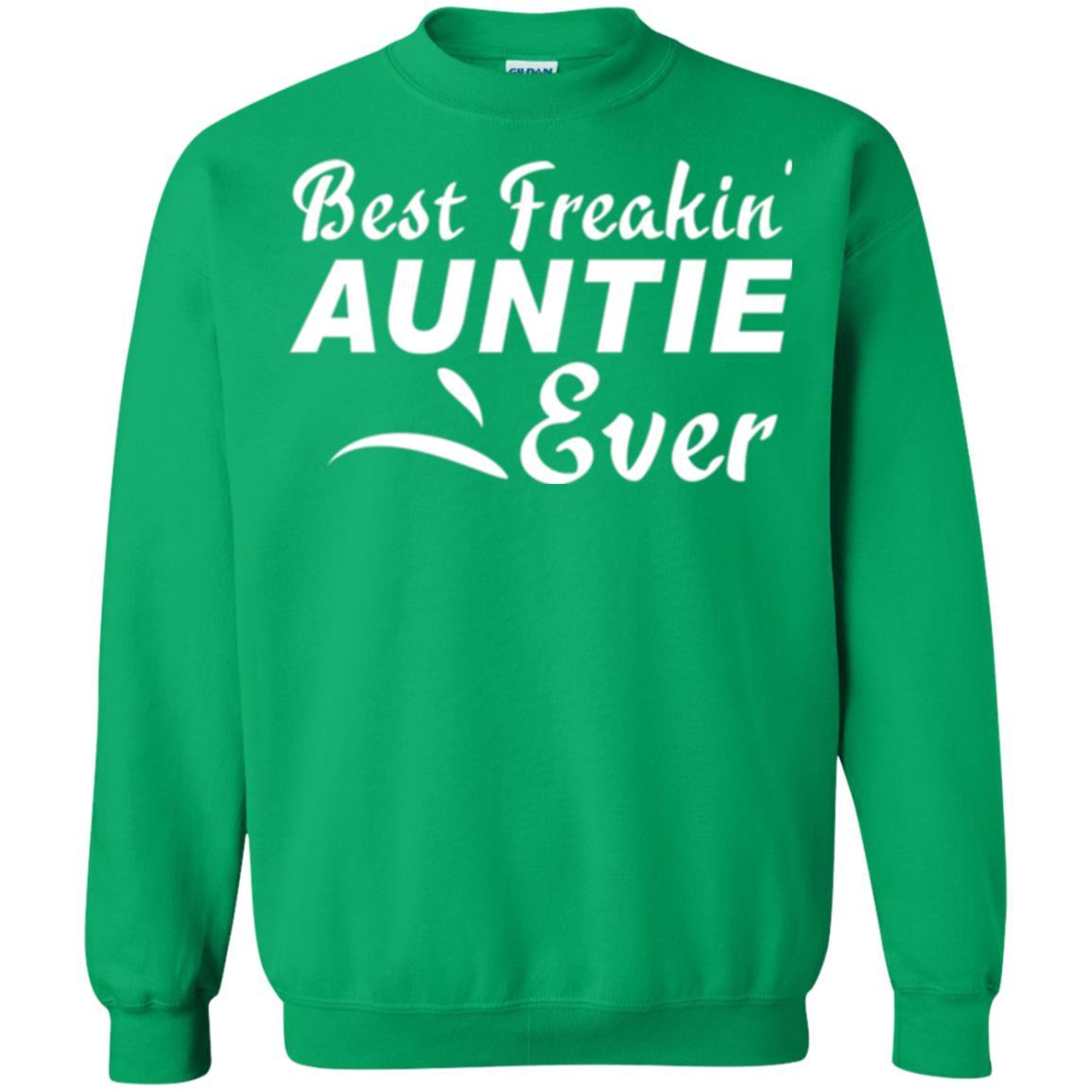 Aunt T-shirt Best Freakin' Auntie Ever Irish Green