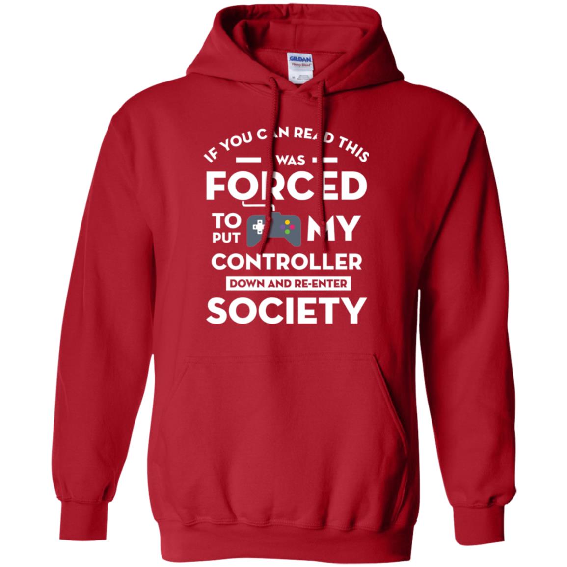 Gamer T-shirt If You Can Read This Red