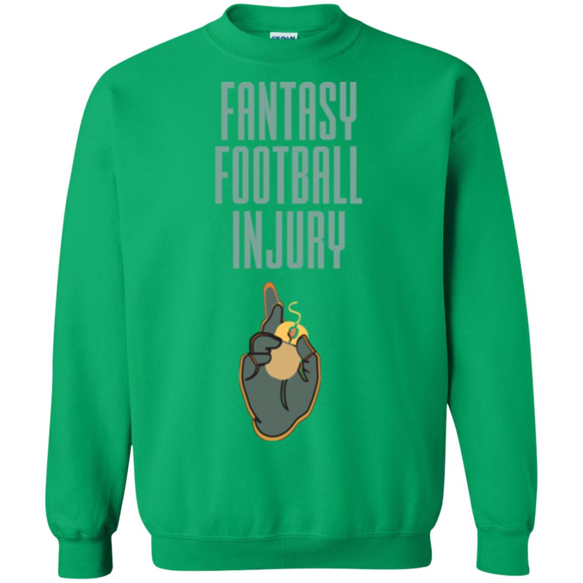 Gamer T-shirt Fantasy Football Injury Irish Green