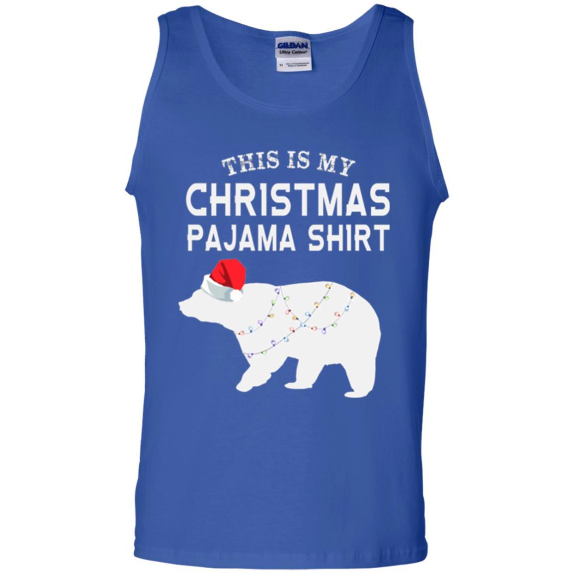Polar Bear T-shirt This Is My Christmas Pajama Royal