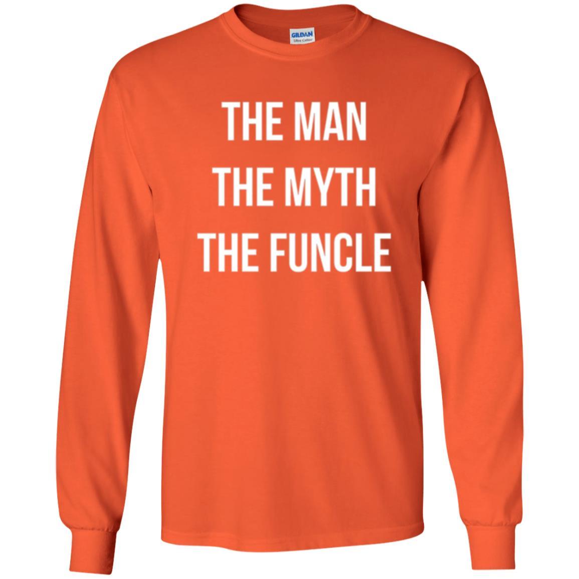 Uncle T-shirt The Man The Myth The Funcle Orange