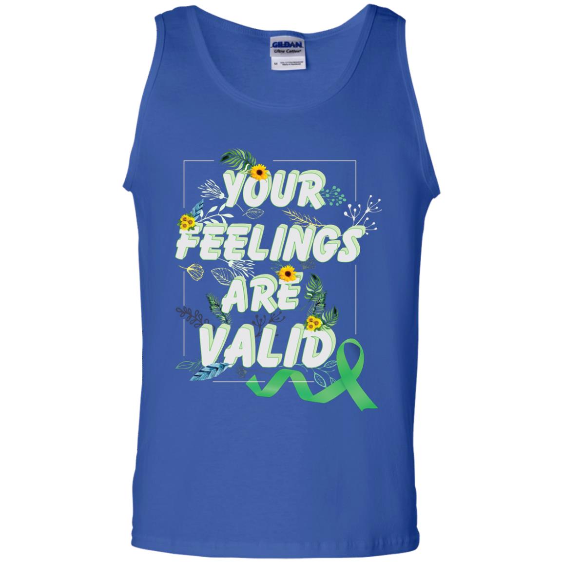 Your Feelings Are Valid Mental Health Awareness T-shirt Royal