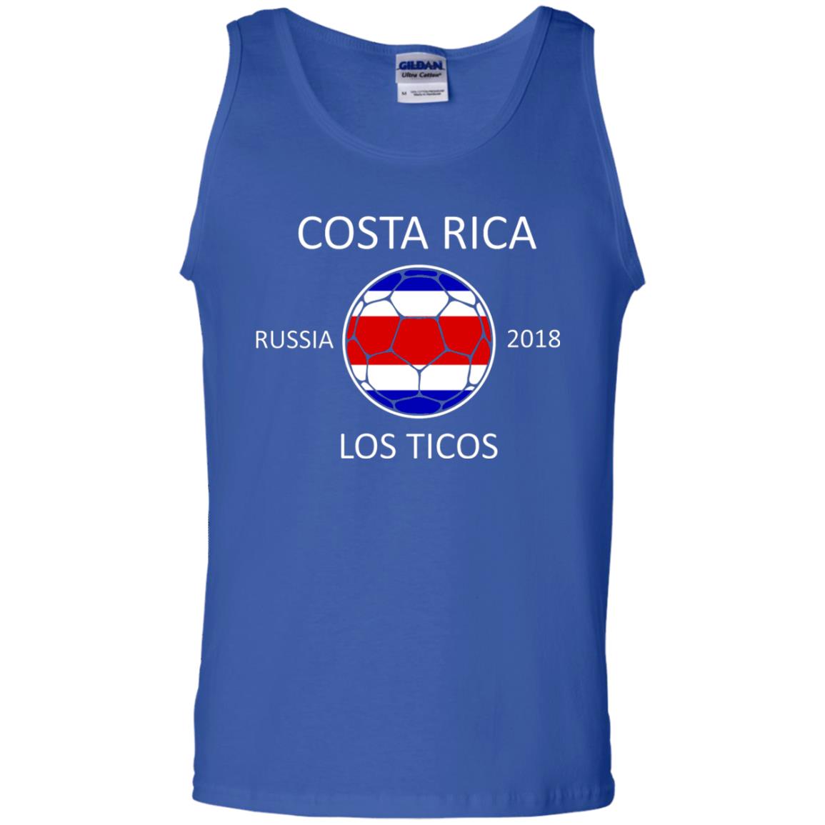 Costa Rica Soccer Team Football Fan Russia 2018 T-shirt Royal
