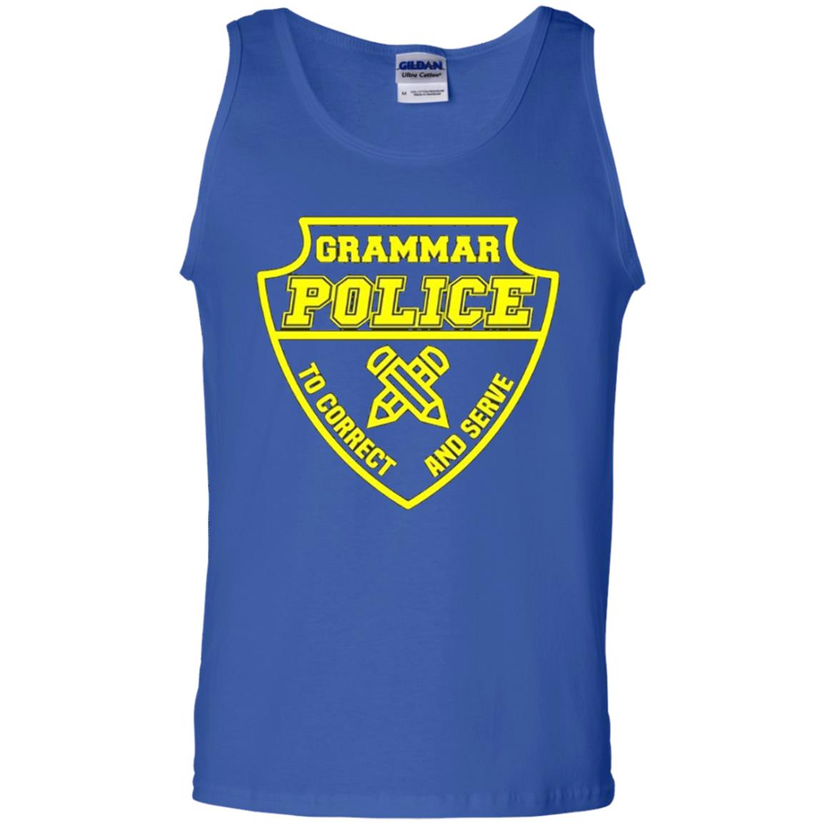 English Teachers Cops T-shirt Grammar Police To Correct And Serve Royal