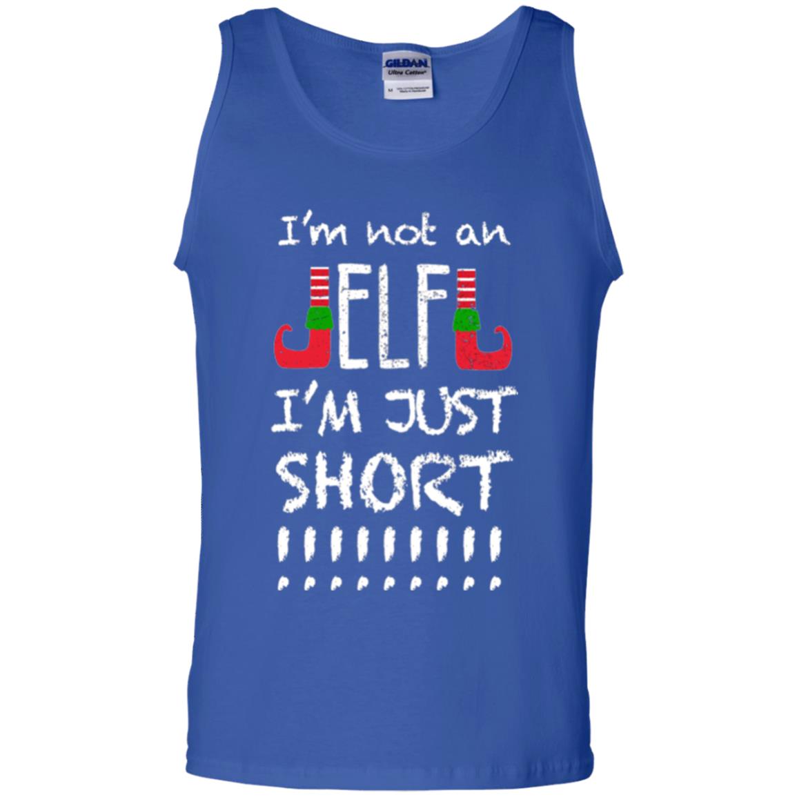 Christmas T-shirt I_m Not An Elf I_m Just Short Royal