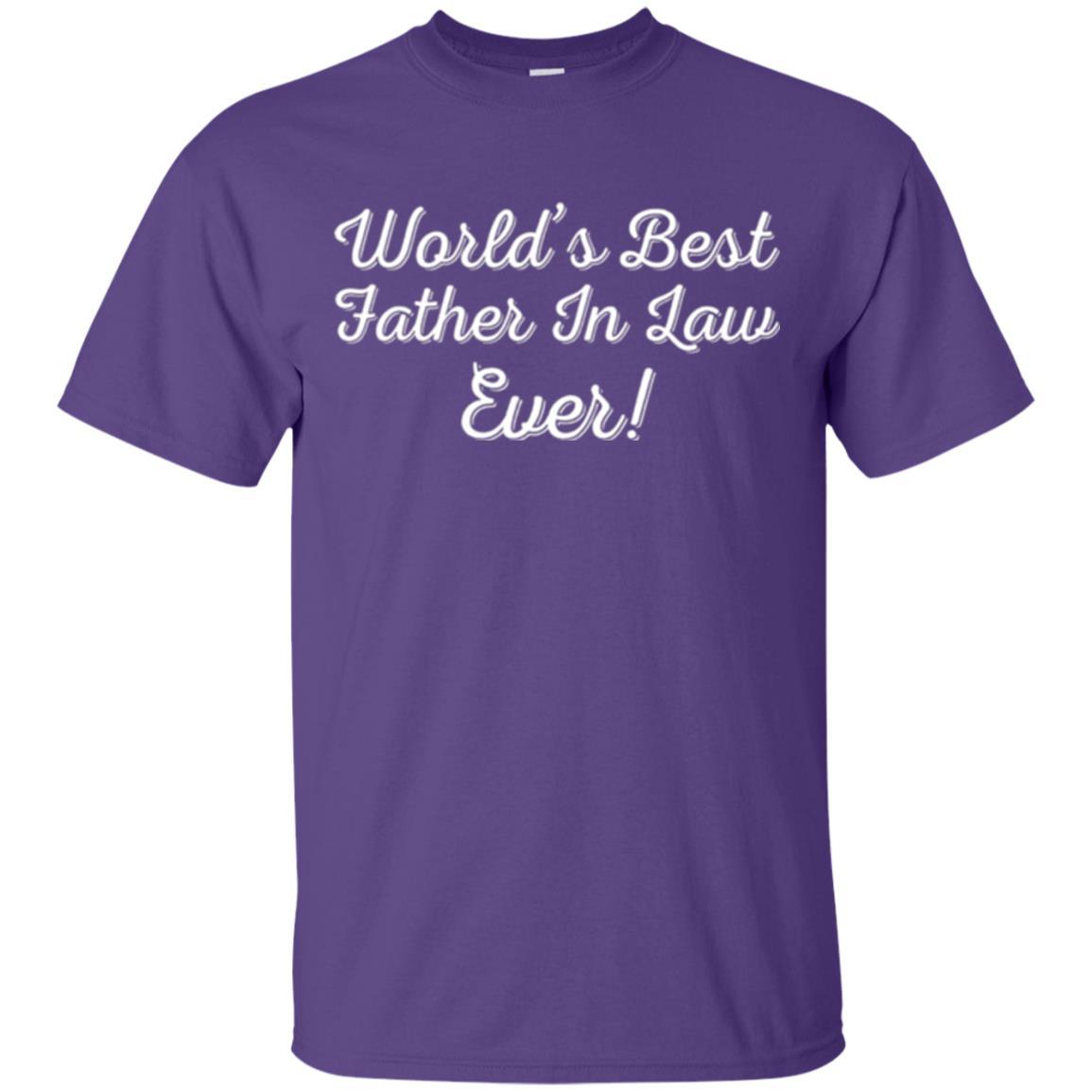 Daddy T-shirt World's Best Father In Law Ever T-shirt Purple