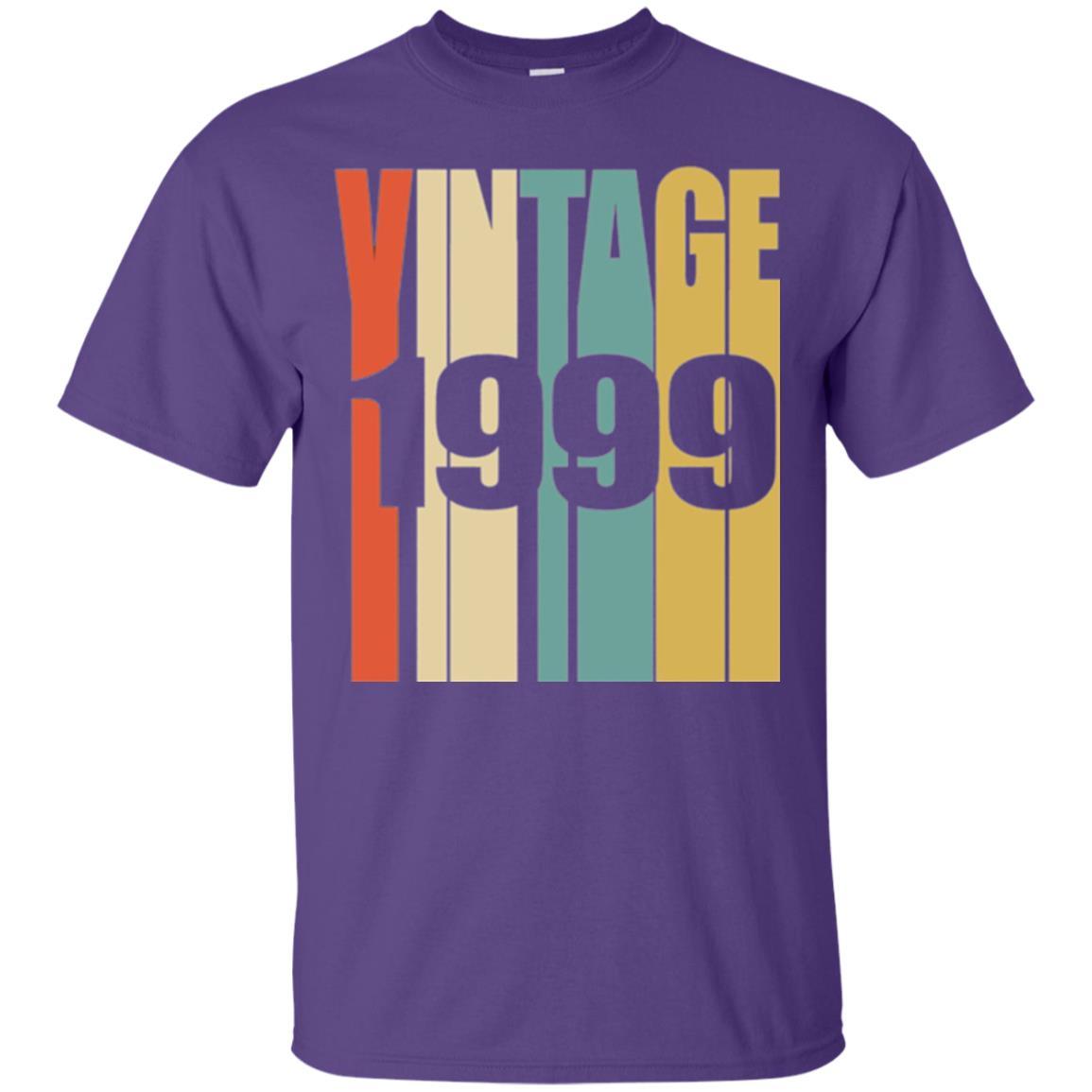 18th Birthday T-shirt Retro Vintage 1999 T-shirt Purple