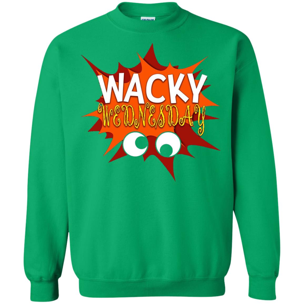 Wacky Wednesday Googly Eyes Silly T-shirt Irish Green