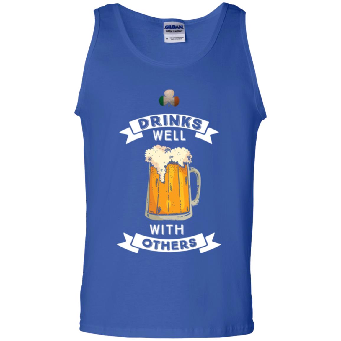 St. Patrick's Day T-shirt Drinks Well With Others Royal